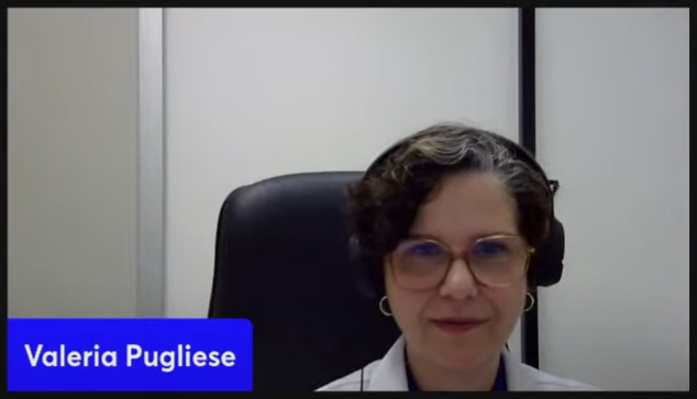 Valéria Pugliese, médica formada pela USP, com especialização em psiquiatria e medicina do trabalho