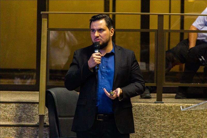 Dimitri Rodelmel, da Coordenadoria VII, falou sobre Recap e Tapa-Buraco.