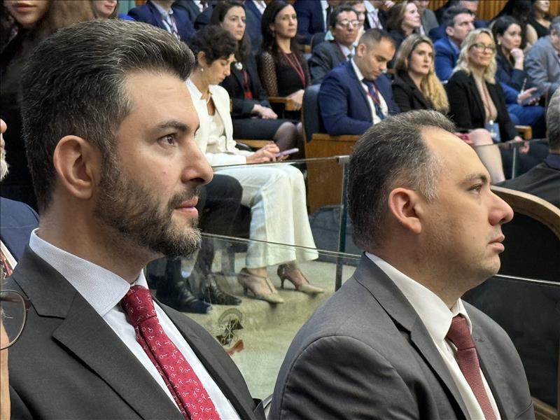 Conselheiro Eduardo Tuma e o Vice-Presidente do TCMSP, Conselheiro Ricardo Torres.