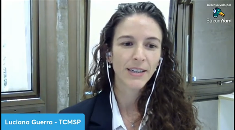 A subsecretária de Fiscalização e Controle do TCMSP explanou sobre o papel dos órgãos de controle externo em contratações e compras públicas 